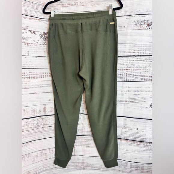 Alala SweatPants Womens Size‎ Medium High Rise Jogger Army Green athleisure knit - Picture 5 of 15